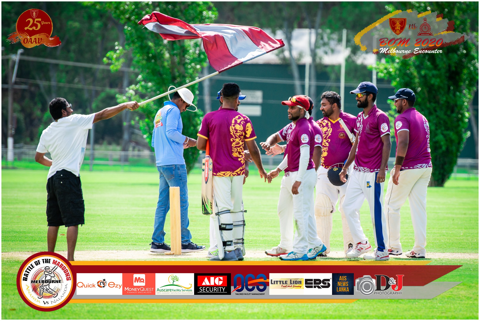 Battle of the Maroons Melbourne 2020 Photo