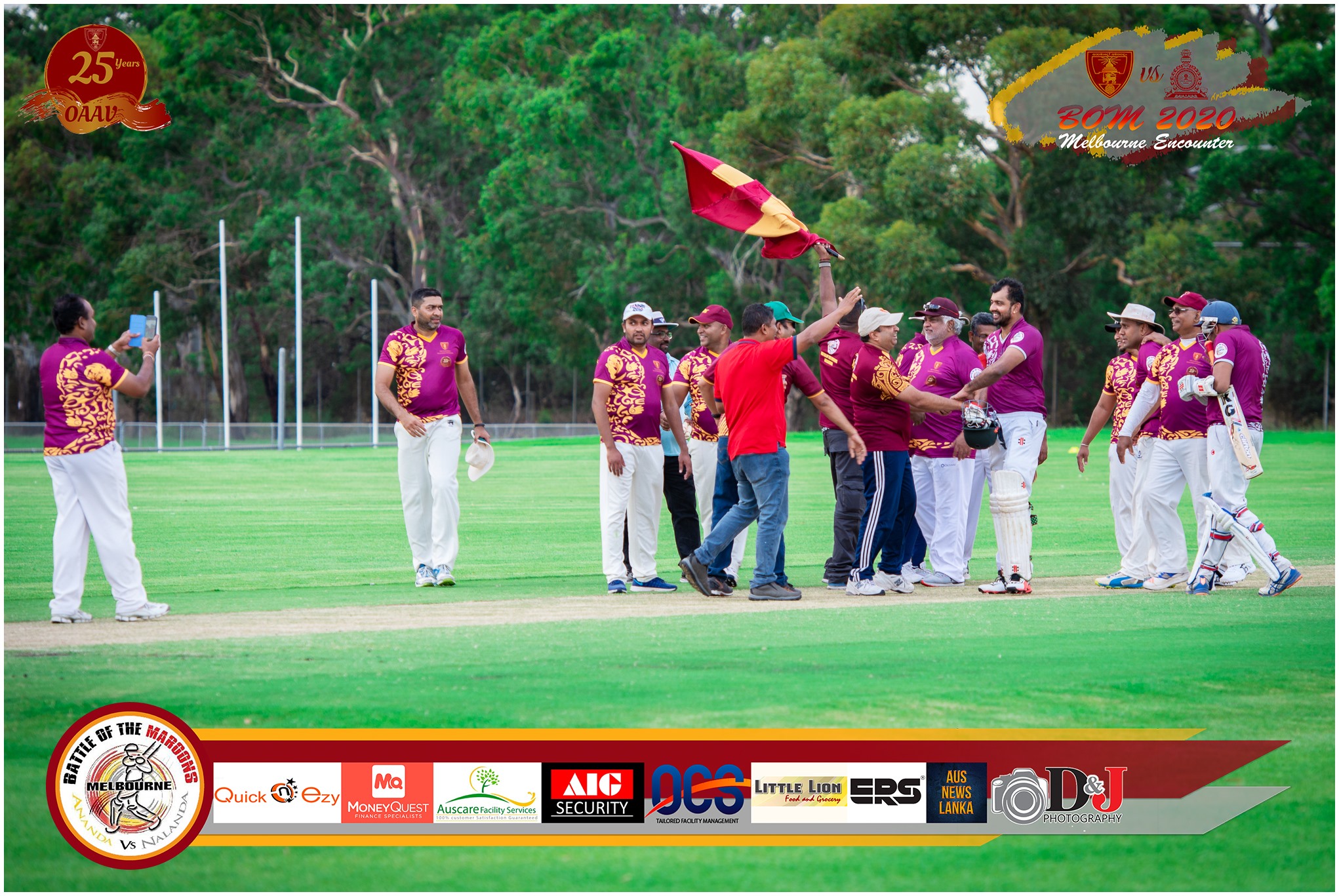 Battle of the Maroons Melbourne 2020 Photo