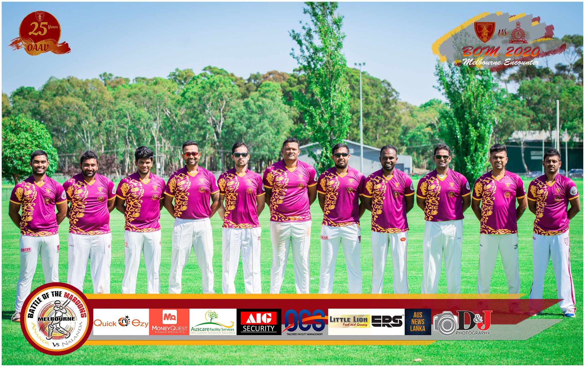 Battle of the Maroons Melbourne 2020 Photo