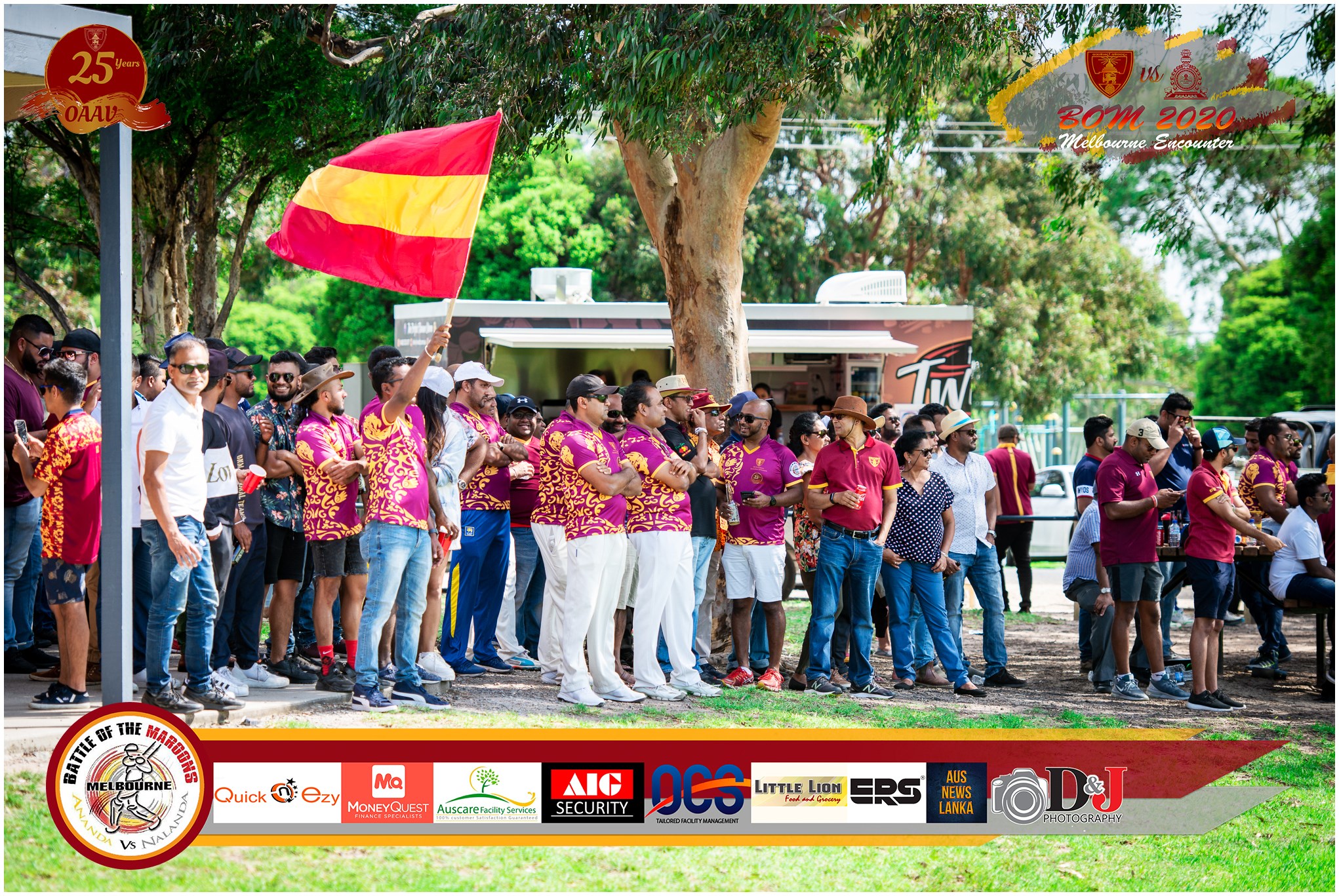 Battle of the Maroons Melbourne 2020 Photo