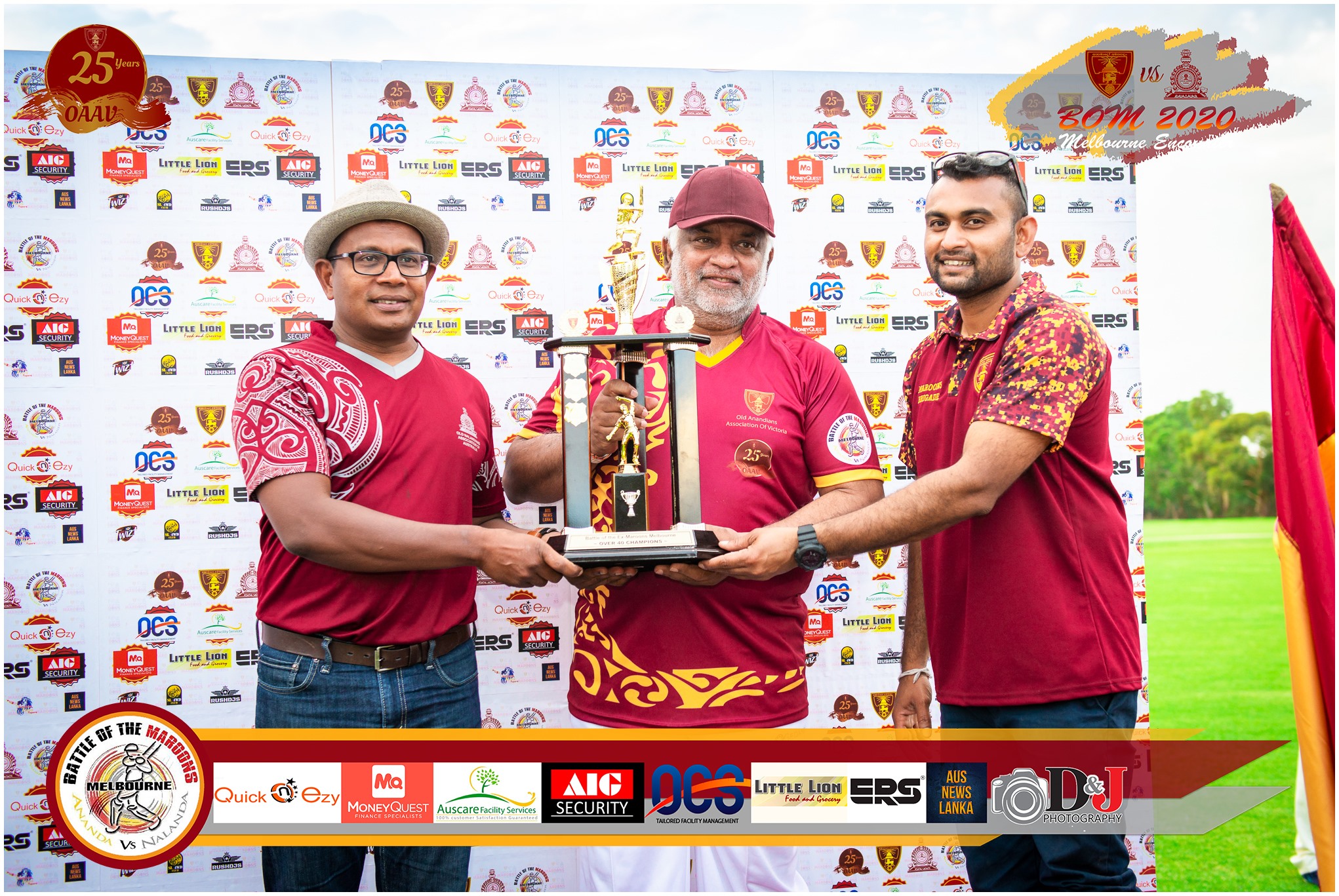 Battle of the Maroons Melbourne 2020 Photo