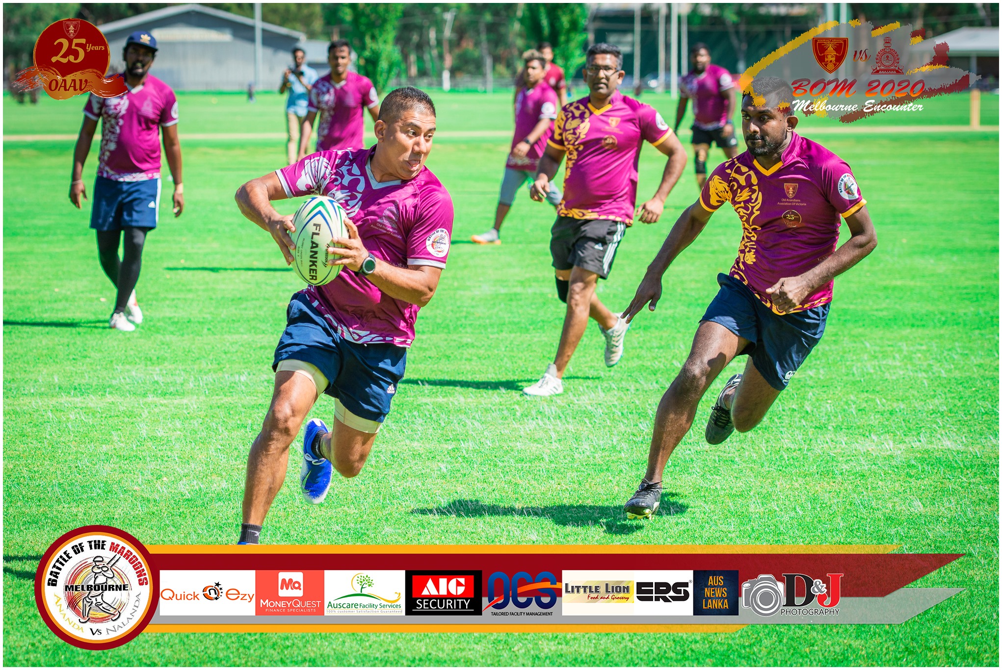 Battle of the Maroons Melbourne 2020 Photo