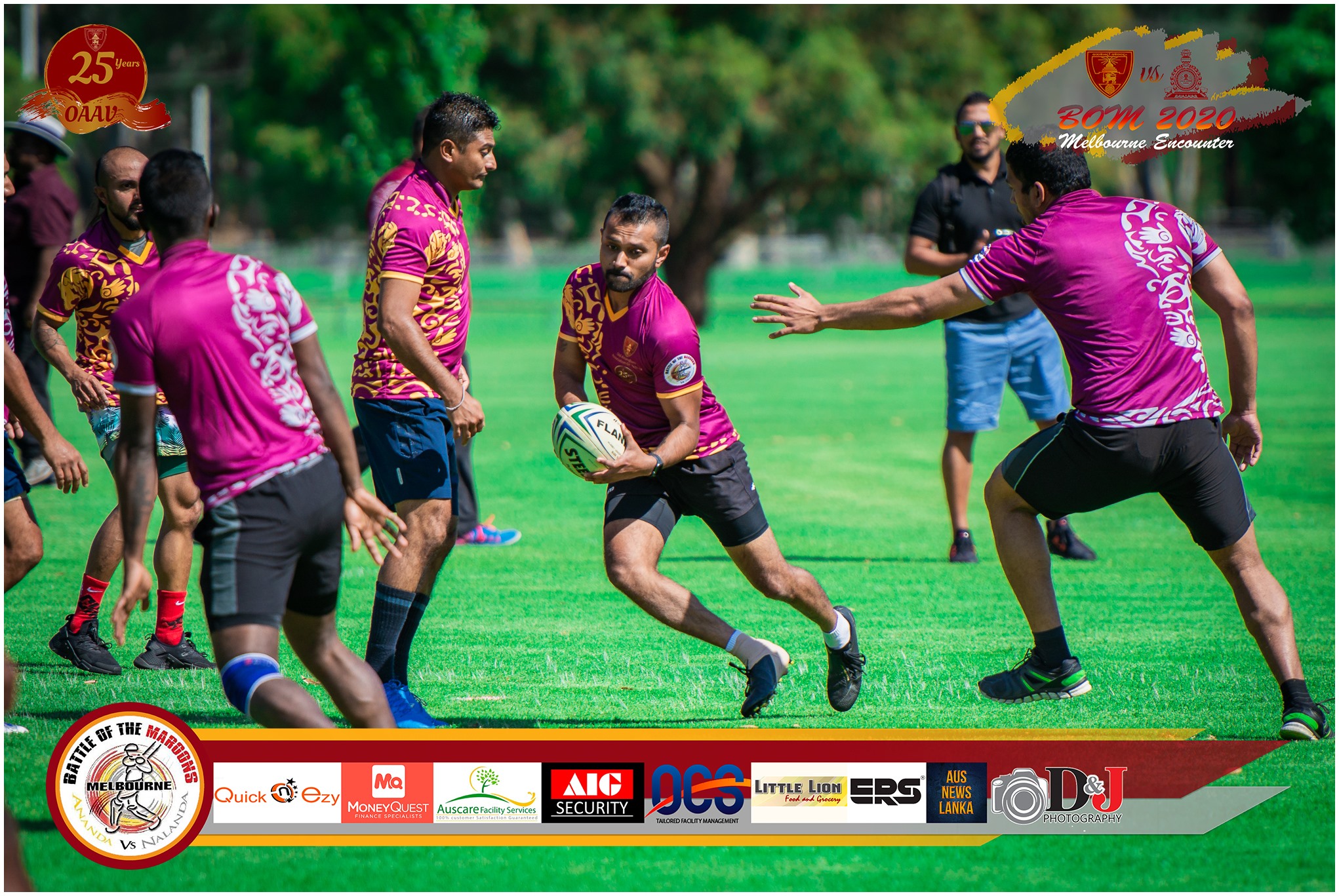 Battle of the Maroons Melbourne 2020 Photo