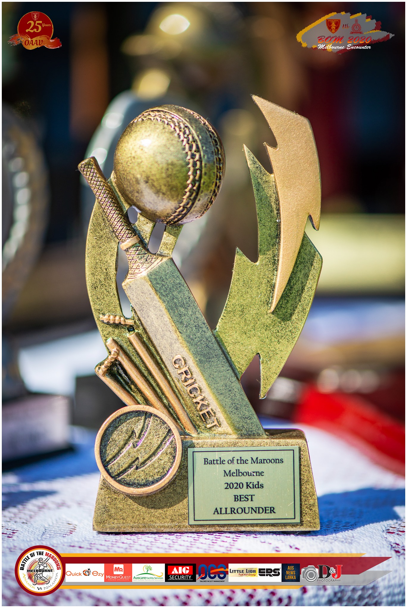 Battle of the Maroons Melbourne 2020 Photo