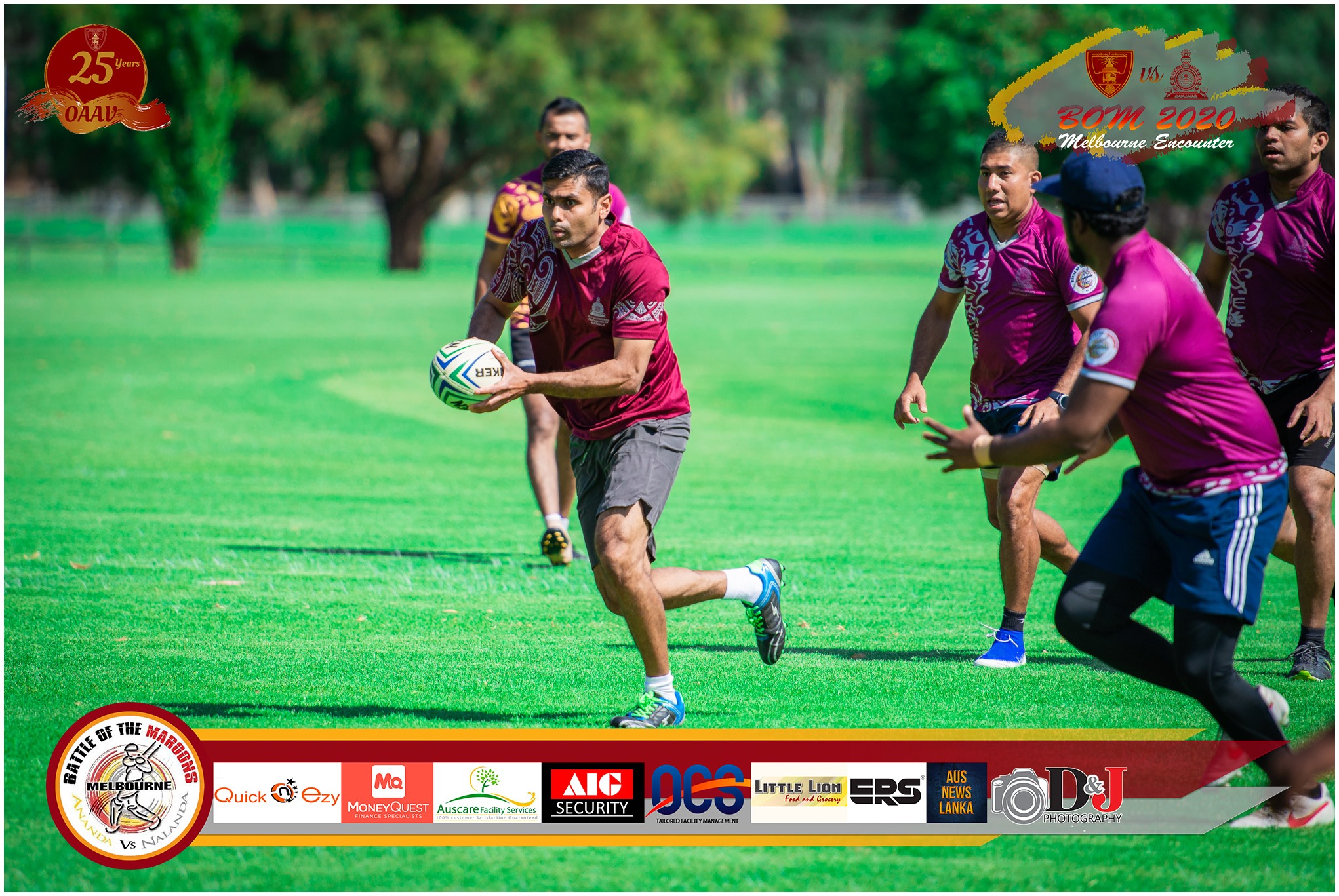 Battle of the Maroons Melbourne 2020 Photo