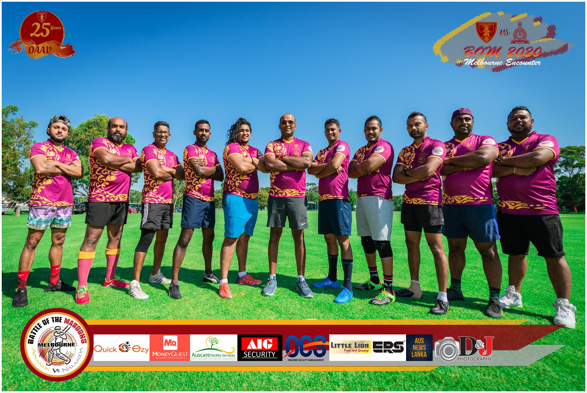 Battle of the Maroons Melbourne 2020 Photo