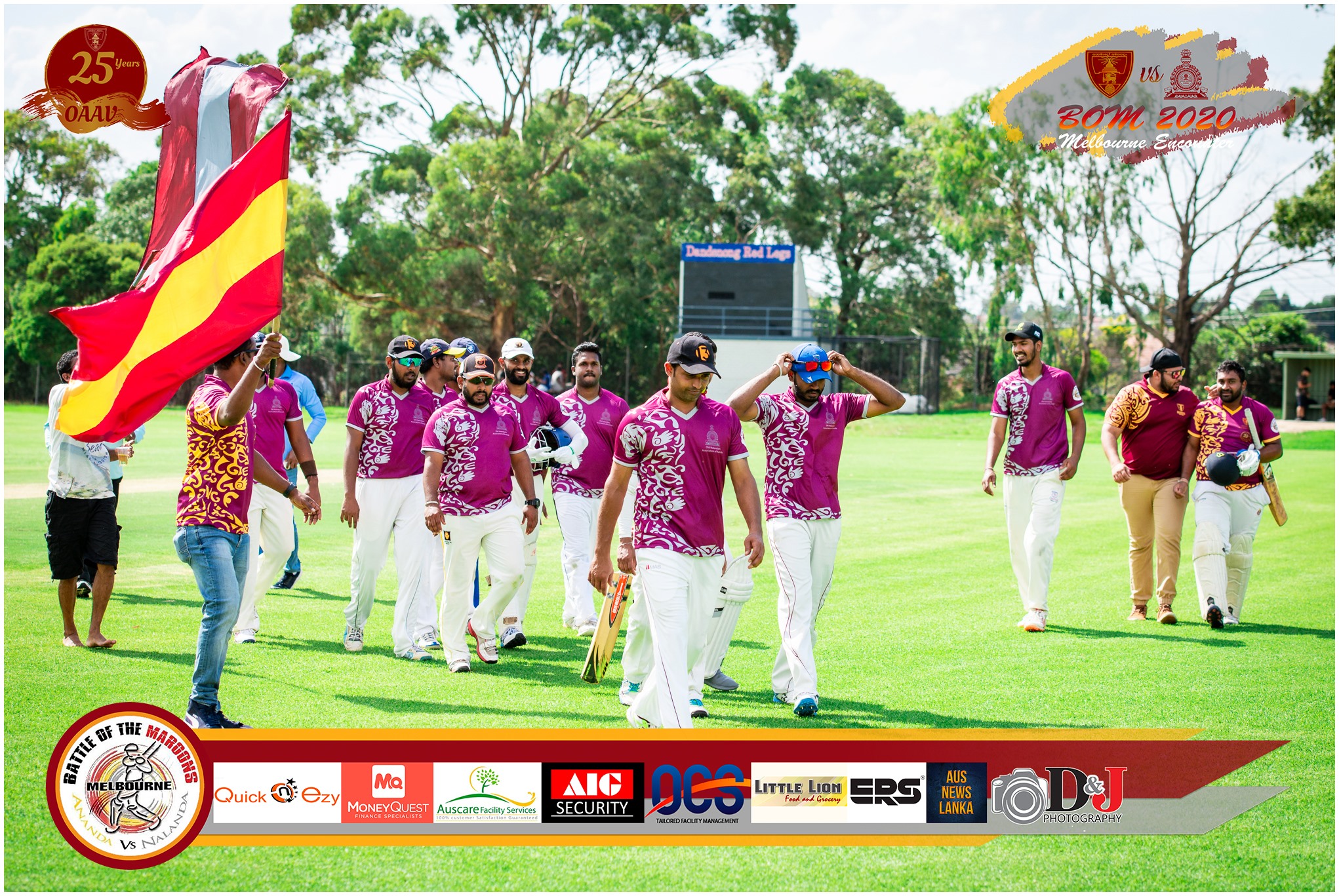 Battle of the Maroons Melbourne 2020 Photo