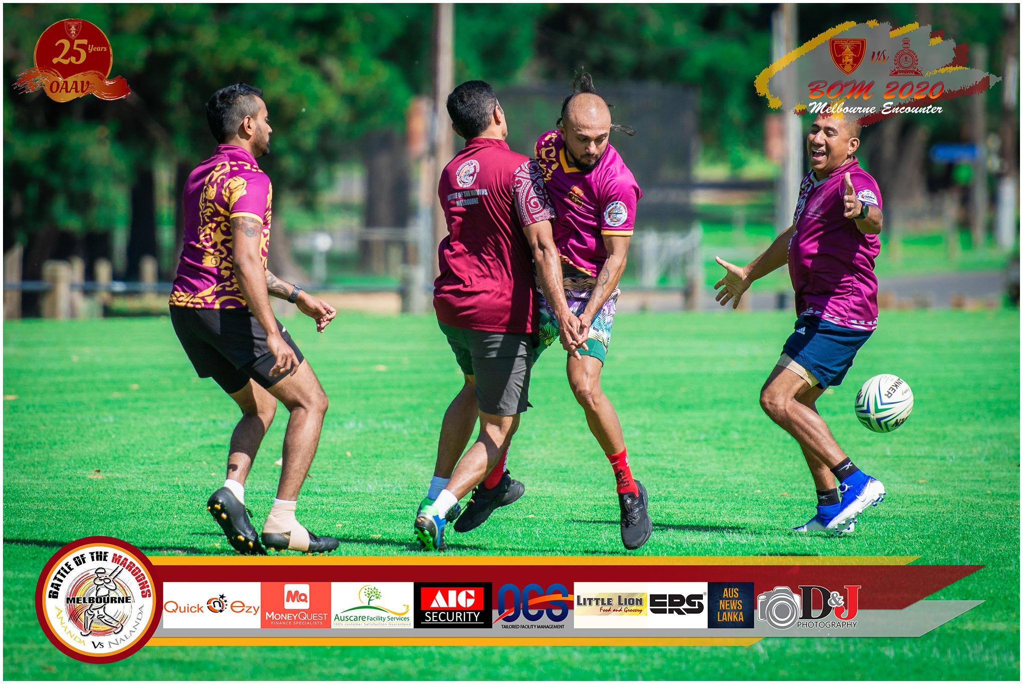 Battle of the Maroons Melbourne 2020 Photo