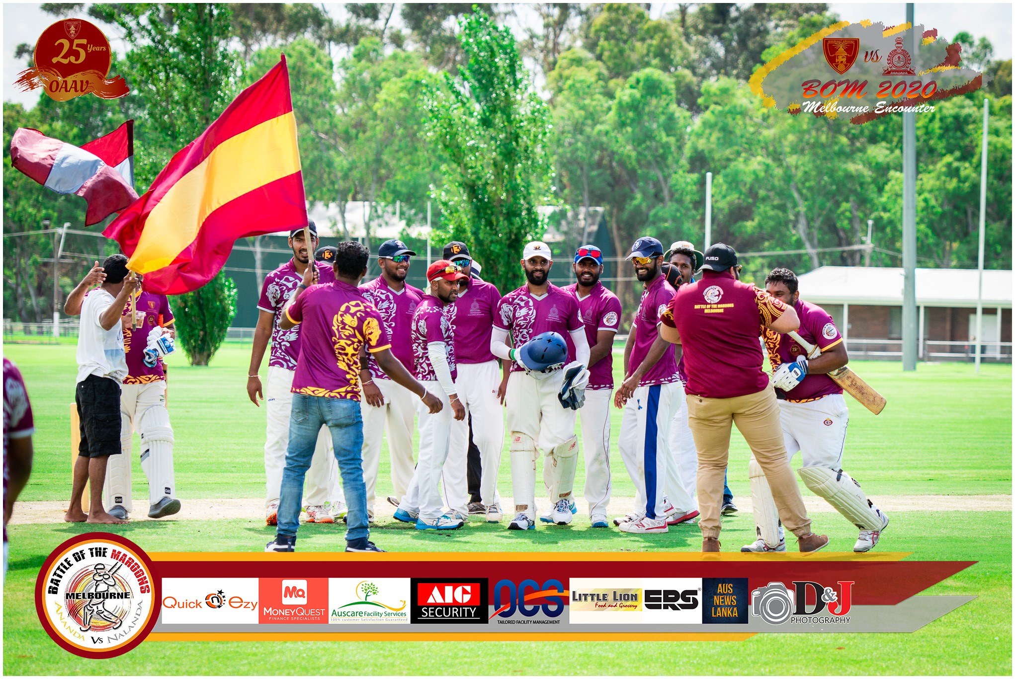 Battle of the Maroons Melbourne 2020 Photo