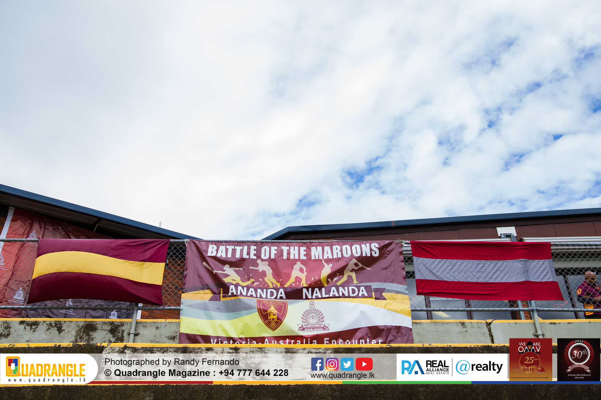Battle of the Maroons Melbourne 2021 Photo