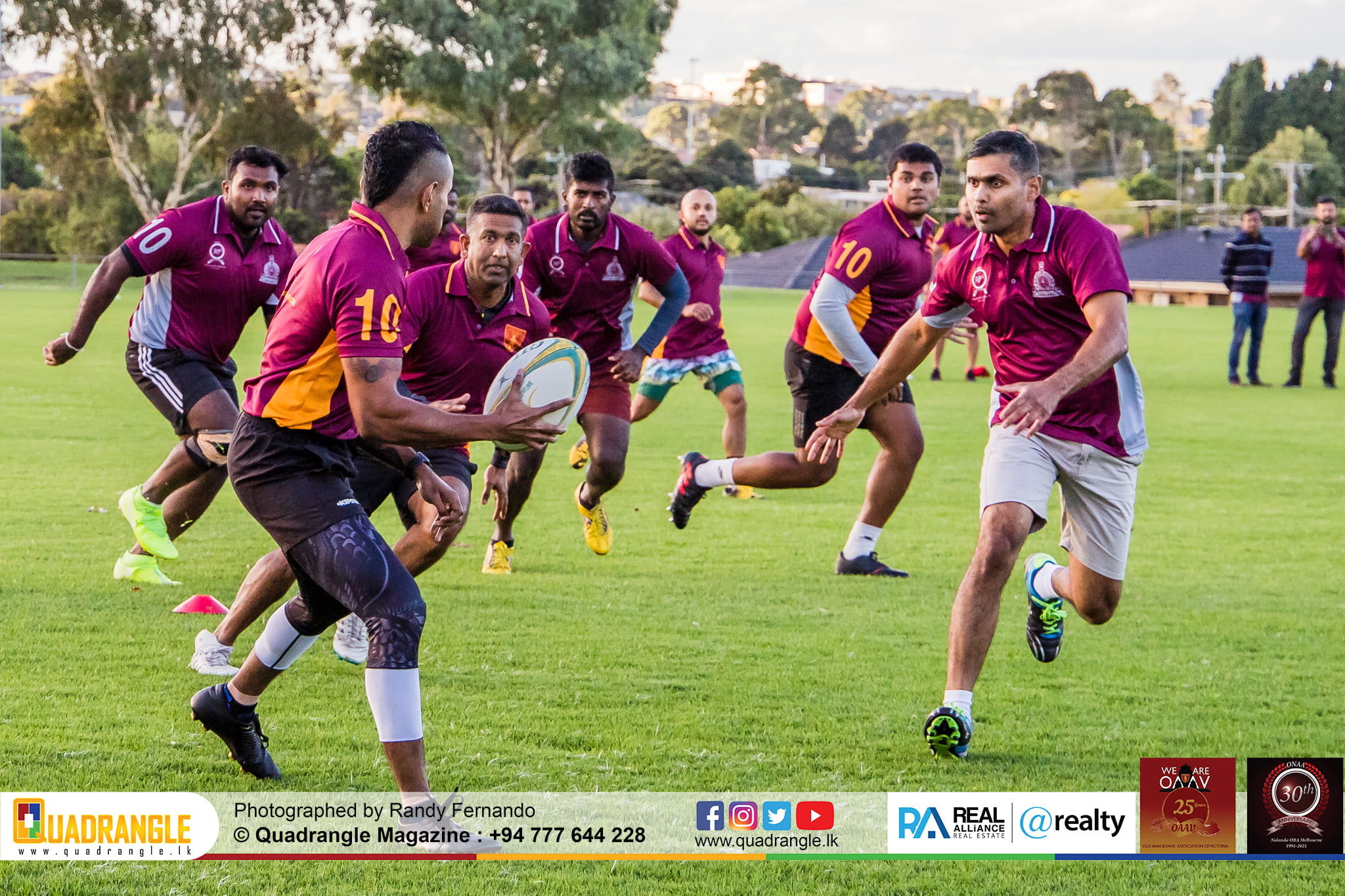 Battle of the Maroons Melbourne 2021 Photo