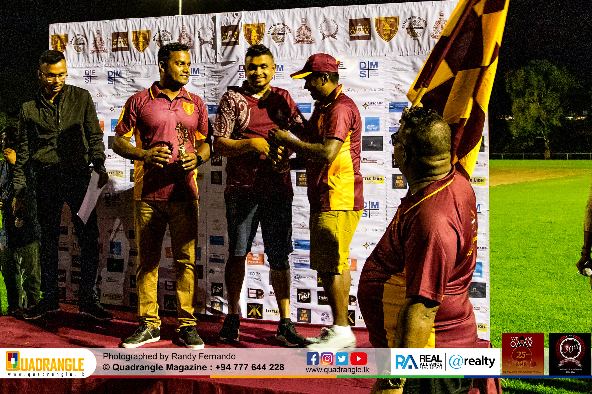 Battle of the Maroons Melbourne 2021 Photo