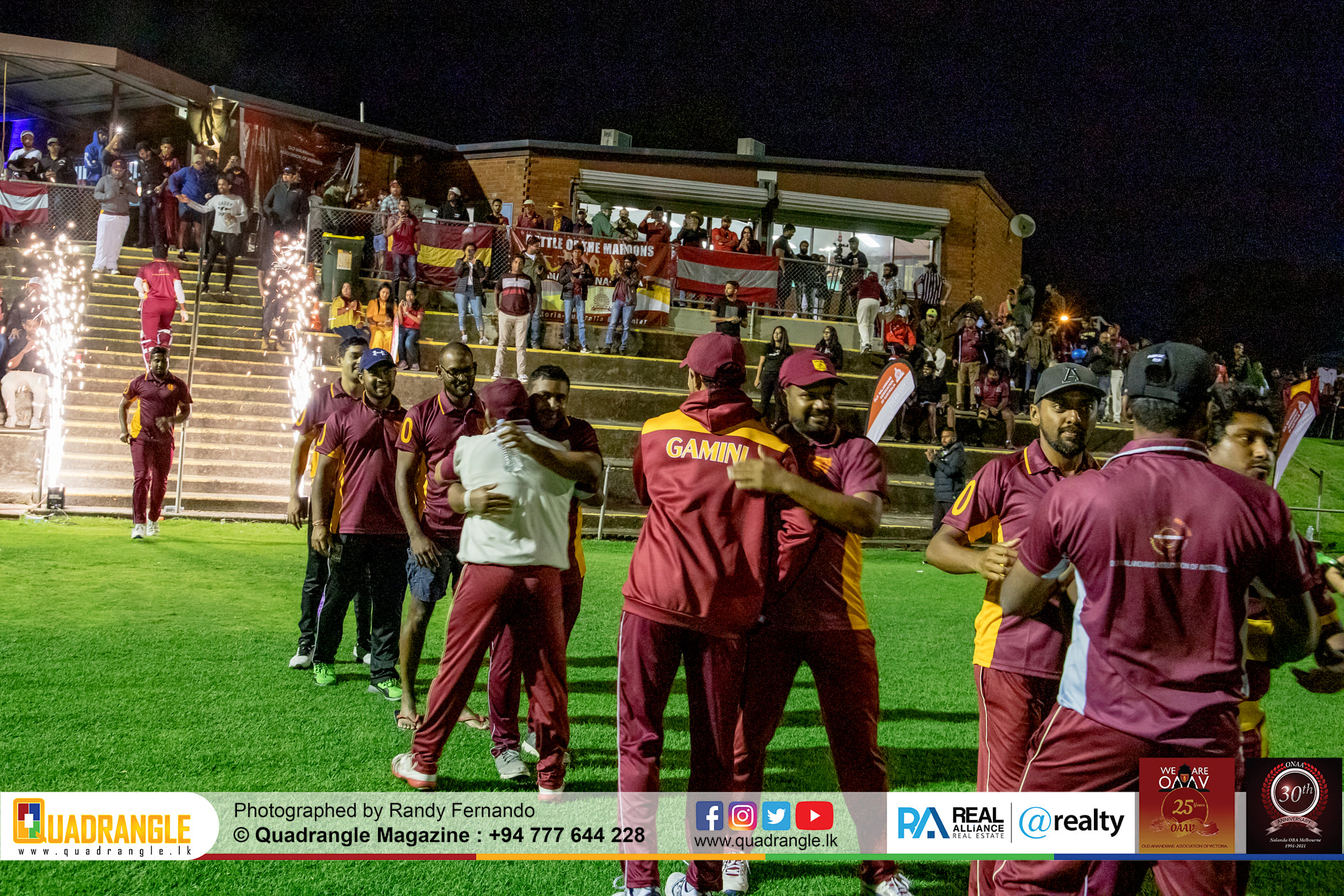 Battle of the Maroons Melbourne 2021 Photo