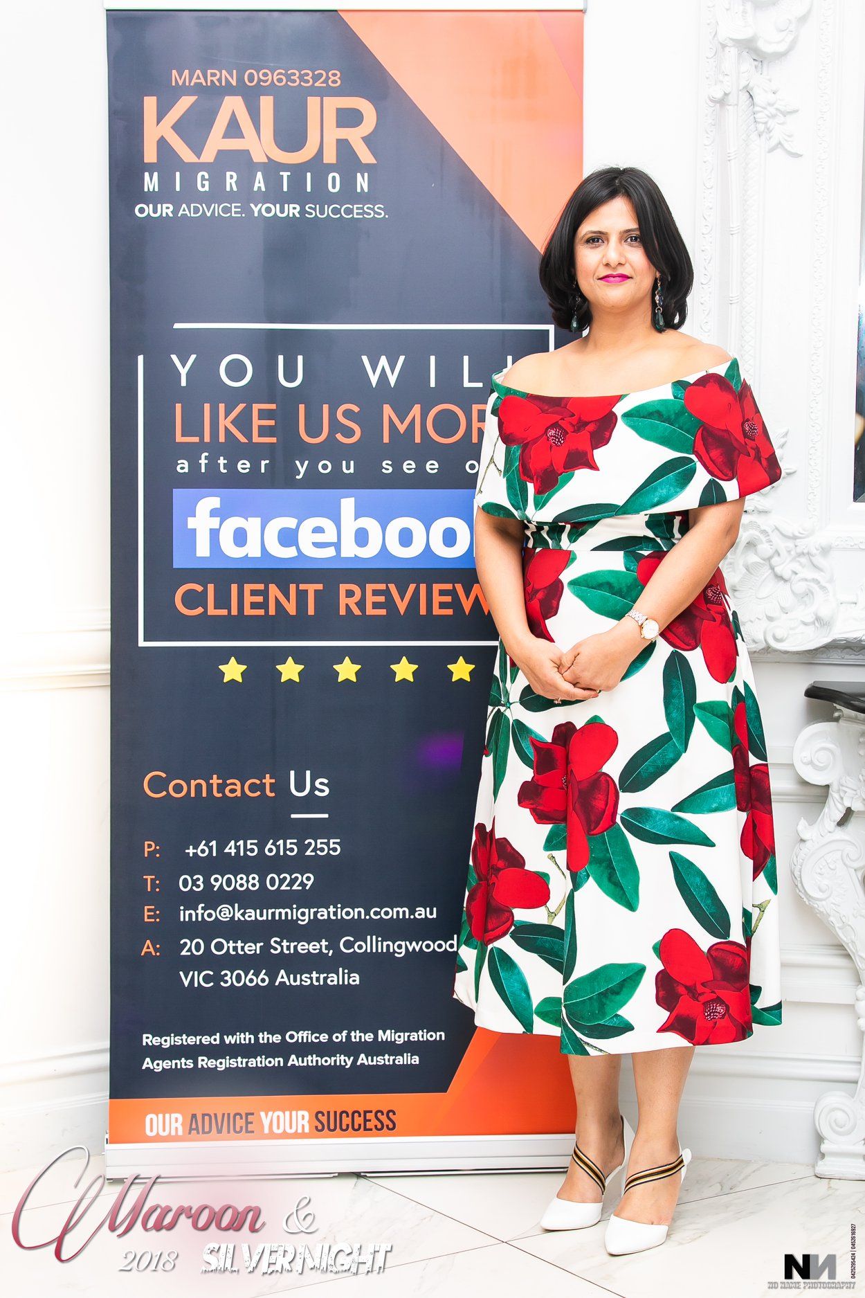 Maroon and Silver Night Melbourne 2018 Photo