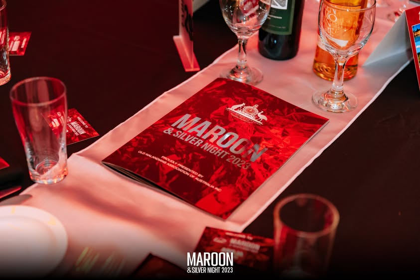 Maroon and Silver Night Melbourne 2023 Photo