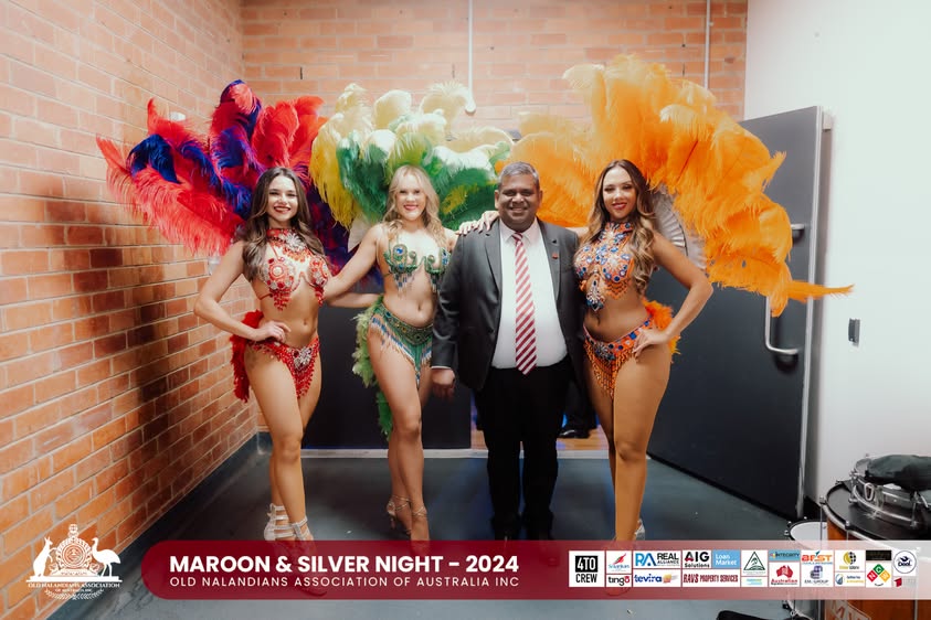 Nalanda Dinner Dance Maroon and Silver Night 2024 Photo
