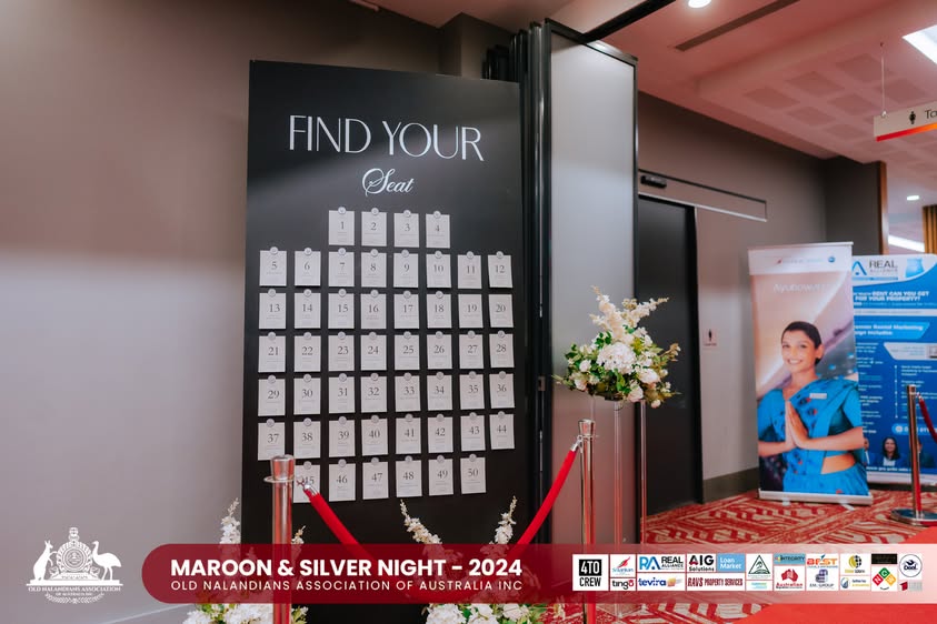 Nalanda Dinner Dance Maroon and Silver Night 2024 Photo