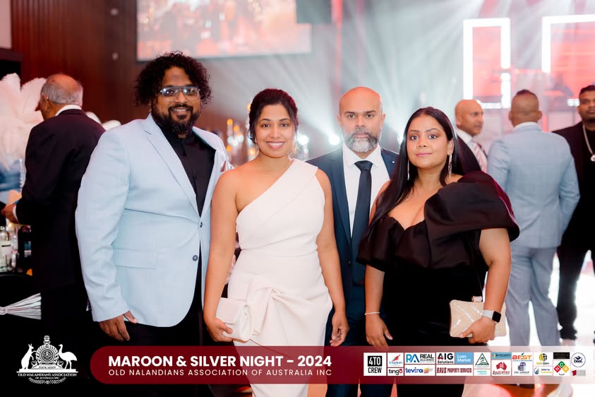Nalanda Dinner Dance Maroon and Silver Night 2024 Photo