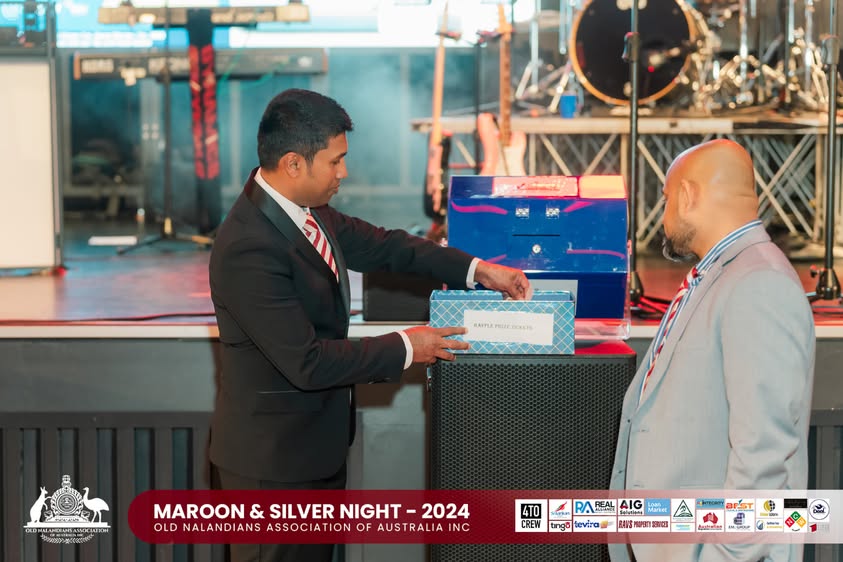 Nalanda Dinner Dance Maroon and Silver Night 2024 Photo