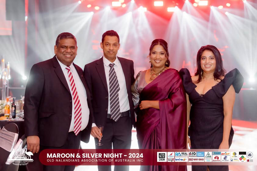 Nalanda Dinner Dance Maroon and Silver Night 2024 Photo
