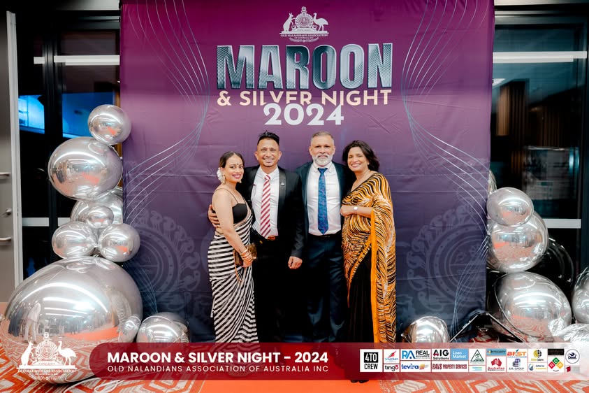 Nalanda Dinner Dance Maroon and Silver Night 2024 Photo