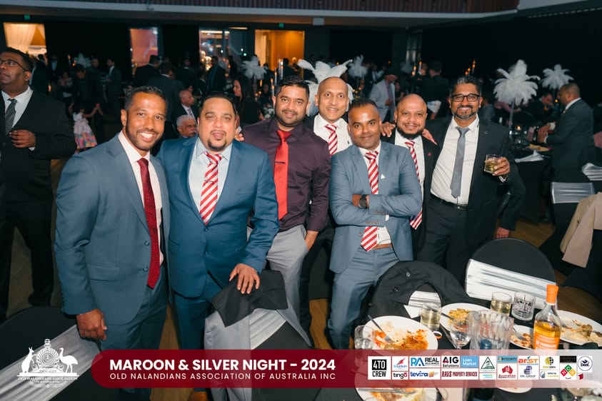 Nalanda Dinner Dance Maroon and Silver Night 2024 Photo