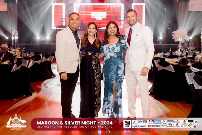 Nalanda Dinner Dance Maroon and Silver Night 2024 Photo