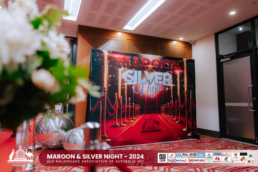 Nalanda Dinner Dance Maroon and Silver Night 2024 Photo