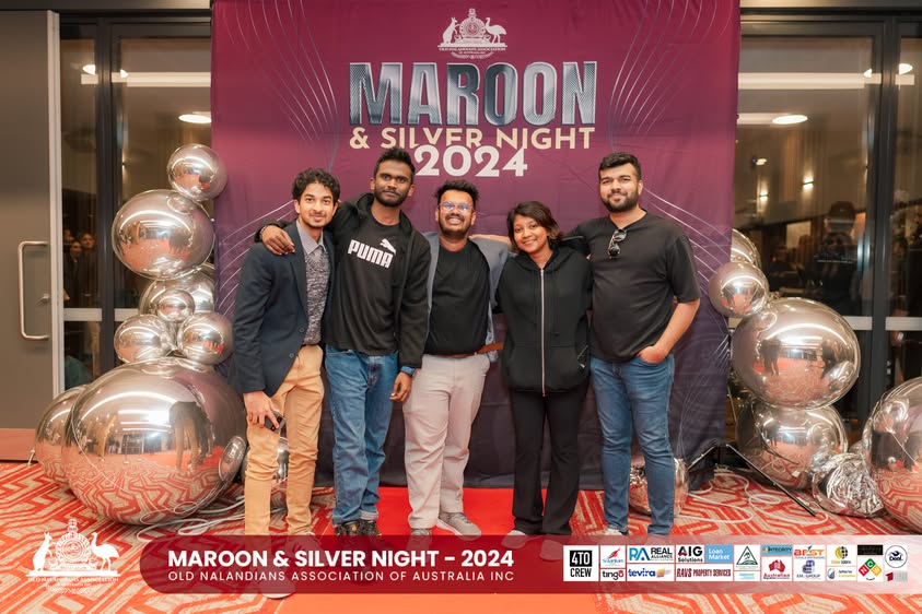 Nalanda Dinner Dance Maroon and Silver Night 2024 Photo