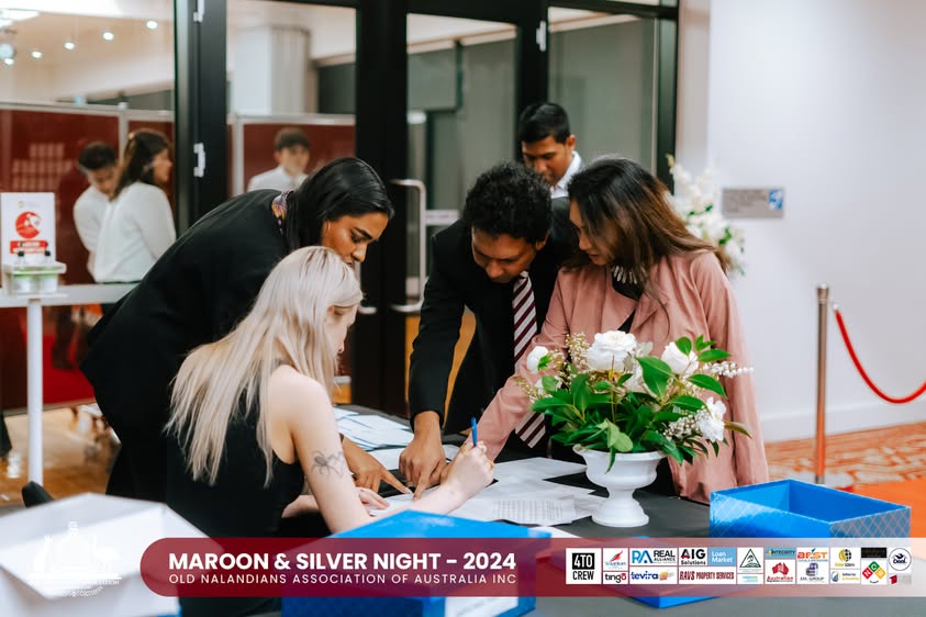 Nalanda Dinner Dance Maroon and Silver Night 2024 Photo