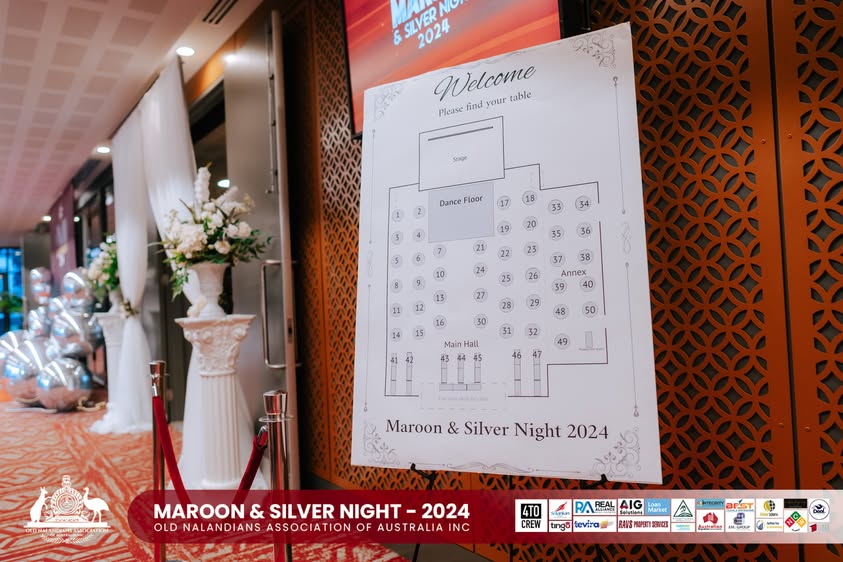 Nalanda Dinner Dance Maroon and Silver Night 2024 Photo