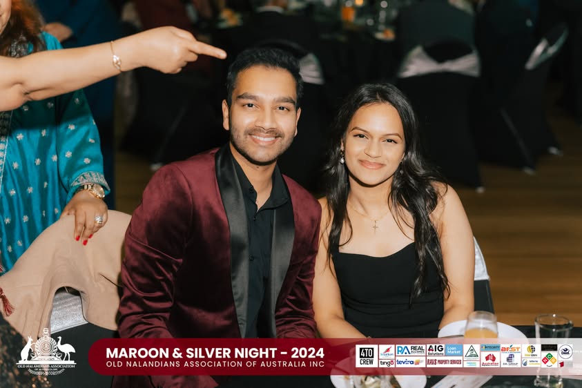 Nalanda Dinner Dance Maroon and Silver Night 2024 Photo