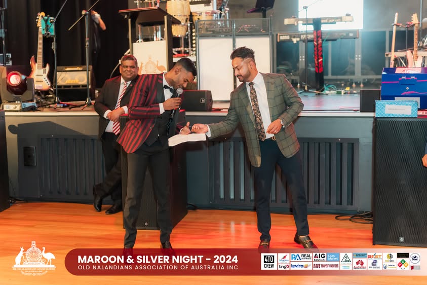Nalanda Dinner Dance Maroon and Silver Night 2024 Photo