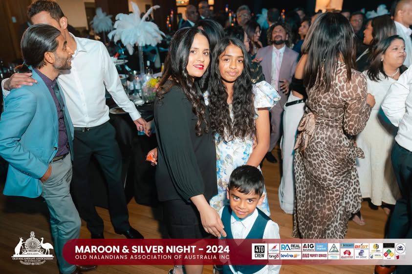 Nalanda Dinner Dance Maroon and Silver Night 2024 Photo