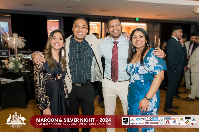 Nalanda Dinner Dance Maroon and Silver Night 2024 Photo