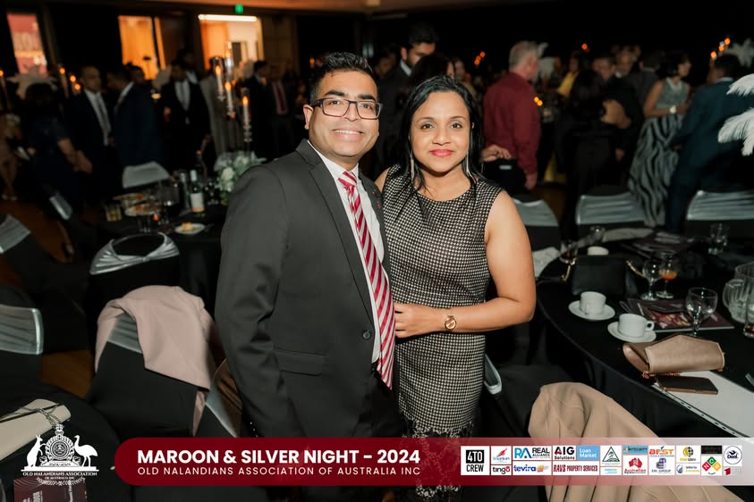 Nalanda Dinner Dance Maroon and Silver Night 2024 Photo